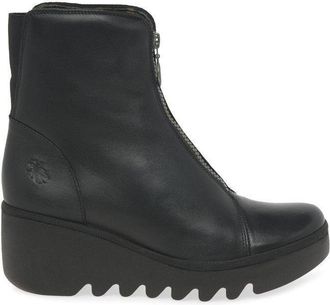 FLY London Boce Wedge Heel Ankle Boots