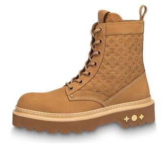 Louis Vuitton Ranger Ankle Boots Brown Monogram 1ABFZJ