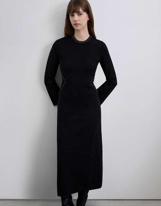 Scalpers Studs - Vestito in maglia nero