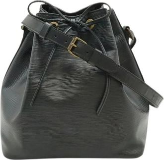 Louis Vuitton Pre-owned Bucket Bags, female, Black, Size: ONE SIZE Pre-owned Epi Petit Noe Shoulder Bag