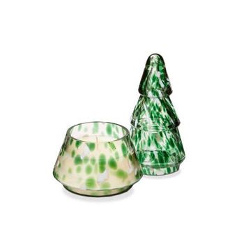 Tag Winter Bonfire Tree Candle Large Sculpted Scented Candle in Green at Nordstrom