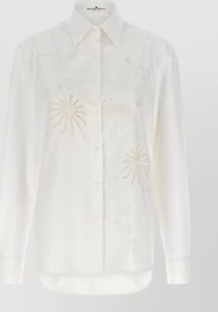 Ermanno Scervino embroidered cotton shirt