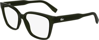 Lacoste Ladies Black Square Eyeglass Frames L2962 275