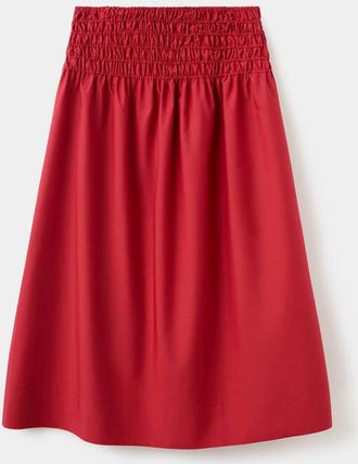 Mango Gonna cotone svasata rosso - Donna - XXS - MANGO