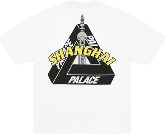 Palace Shanghai Tri Ferg T-Shirt White P30TS499