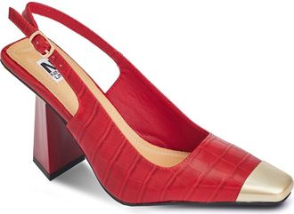 Ninety Union Jane Cap Toe Slingback Pump in Red at Nordstrom Rack, Size 12
