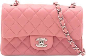 Chanel 2013-2014 Mini Flap Chain schoudertas - Roze