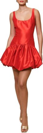 Hutch Lowry Mini Dress In Poppy Red