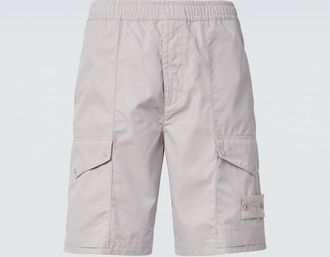 Stone Island Ghost cotton canvas cargo shorts