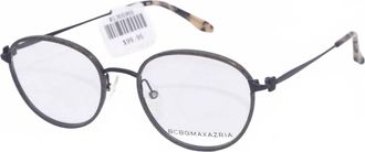 Bcbgmaxazria Womens Adelina Round Eyeglasses In Black