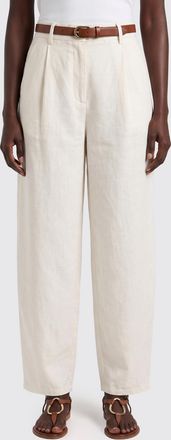 Alysi Pantaloni barrel fit in seta