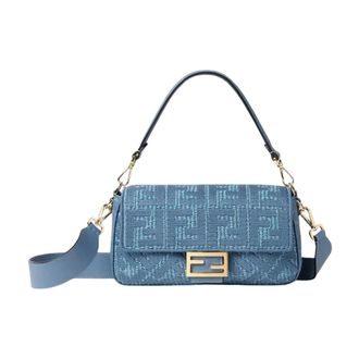 Fendi Baguette - Bags - Mujer - Azul - ONE SIZE