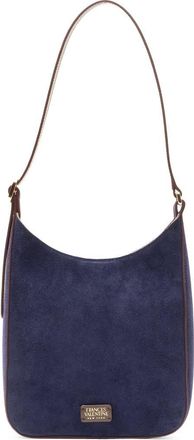 Frances Valentine Sadie Suede Shoulder Bag in Navy at Nordstrom