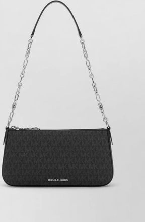 Michael Kors empire canvas shoulder bag chain strap