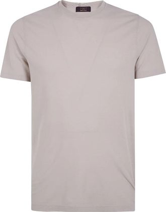 Zanone Slim-fit Icecotton T-Shirt - Heren - T-shirts - Beige - 2XL - Katoen - Tops