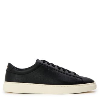 HUGO BOSS Mens Kieran Tenn Canvas Low Top Sneakers in.Black - Size UK 7