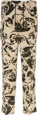 Dries Van Noten Pritned Viscose Penny Pant