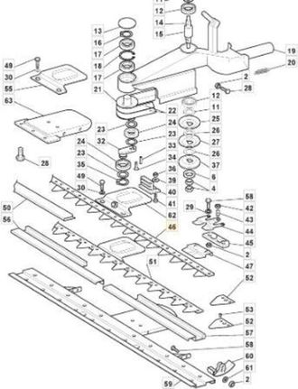 STIGA Sports Hoja Superior L.864 Bln Original Stiga - 118800020/0