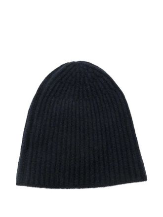 Roberto Collina ribbed beanie hat - men - Merino/Camel Hair/Polyamide - One Size - Blue