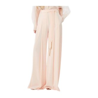 Max Mara Dames, Broeken, Beige, Maat: XS