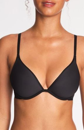 b.tempt'd by Wacoal Full Transparency Plunge Underwire Bra in Night at Nordstrom, Size 32Dd