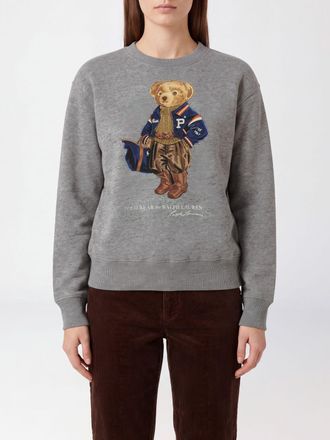 Polo Ralph Lauren Felpa girocollo in cotone con stampa Teddy Bear