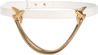 Pinko Modieuze Riem - Dames - Riemen - Wit - M - Accessoires