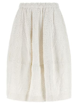 Comme Des Gar&ccedil;ons Cotton Midi Womens Skirt