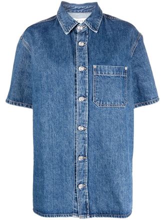 Slvrlake Denim Camicia denim a maniche corte - Blu