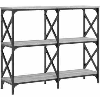vidaXL Furniture Limited - Mesa Consola Madera De Ingenier&iacute;a Gris Sonoma