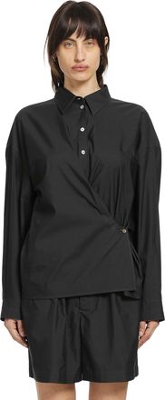 Christophe Lemaire Straight Collar Twisted Shirt