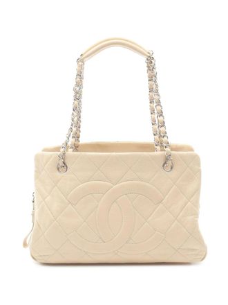 Chanel 2010-2011 Petite Caviar Timeless tote bag - White
