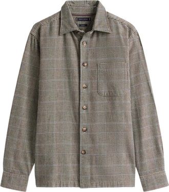 Tommy Hilfiger plaid pocket shirt - Brown