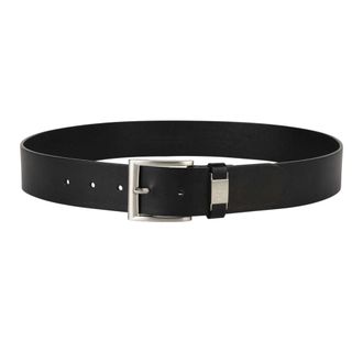 HUGO BOSS Connio leren riem (Zwart)