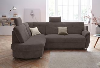 Sit&more Ecksofa »Sonoma L-Form« wahlweise mit Bettfunktion und Bettkasten