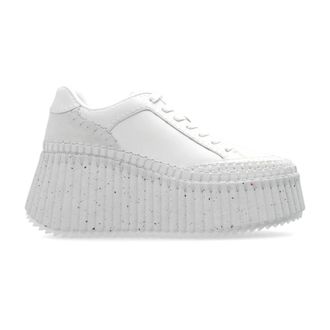 Chlo&eacute; Nama Platform Trainers - female - Chlo&eacute; - Sneakers - White - 7 UK - Shoes