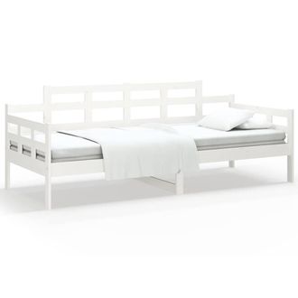 Berkfield Home Day Bed White Solid Wood Pine 90x200 cm