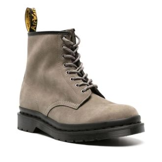 Dr. Martens Low-Top Sneaker - 1460 Milled Nubuck Wp Combat Boots - Gr. 42 (EU) - in Grau - für Damen