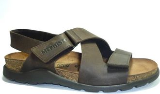 Mephisto Herenschoenen Sandaal - Heren - Sandalen - Bruin - 46 EU - Schoenen