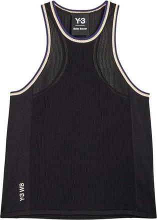 adidas Knit Tank - Heren - Sportshirts - Zwart - L - Katoen - Fitness