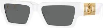 Versace Medusa Zonnebril - unisex - Zonnebrillen - Wit - 54 MM - Accessoires
