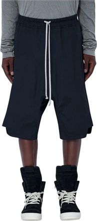 Rick Owens Basket Swingers Heavy Poplin Shorts - Heren - Korte Broeken - Zwart - L - Korte Broeken