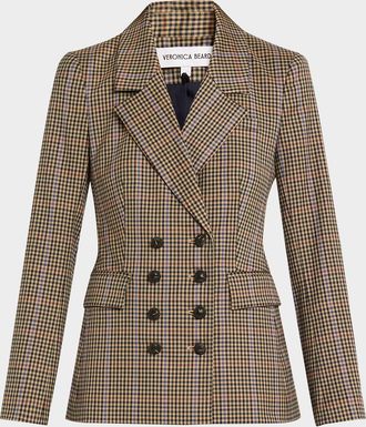 Veronica Beard Claude Plaid Dickey Jacket