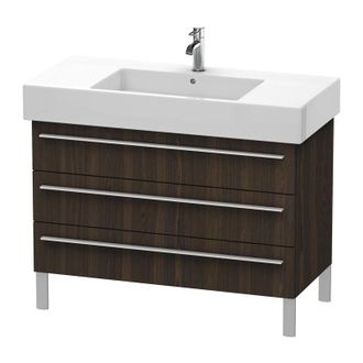 Duravit Duravit X-large Mueble De Pared 6554, 3 Cajones, 1000mm Para Vero 032910 (sin Lijar), Color (frente/cuerpo): Nogal Cepillado Chapa De Madera Aut&eacute;ntica
