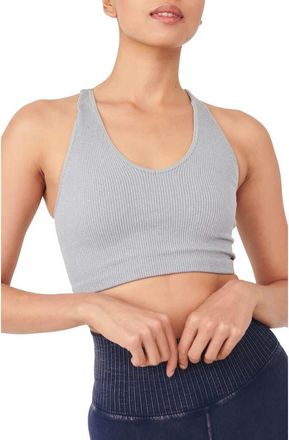 Free People FP Movement Free Throw Crop Tank in Heather Grey at Nordstrom Rack, Size X-Small