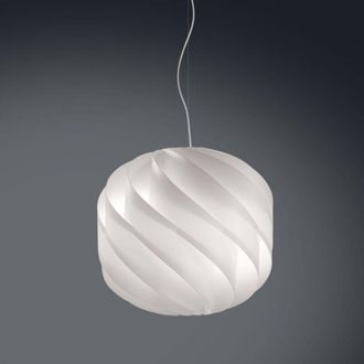 Linea Zero Suspensi&oacute;n 2 Luces Blanca En Metal Cromado Cm. 55x52h