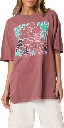 O'Neill OG Scape Oversized Graphic Tee in Apple Butter at Nordstrom, Size X-Small