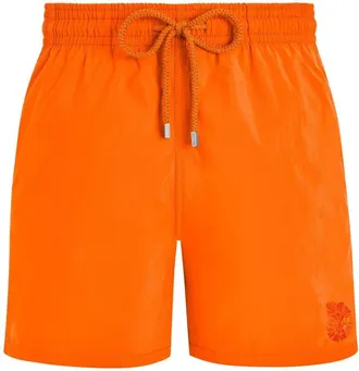 Vilebrequin Swim Shorts Water-reactive Noumea Sea Shells - men - Recycled Polyester - L - Orange