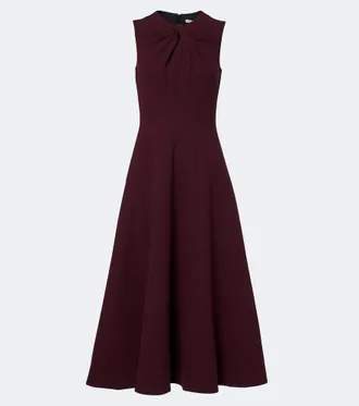 Emilia Wickstead Meryl gathered midi dress
