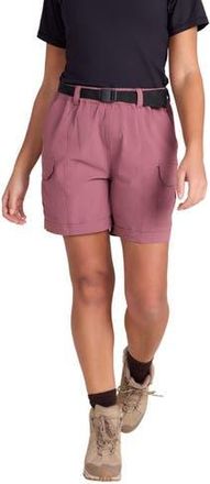 Mountain Warehouse Stellar Ripstop Hiking Cargo Shorts in Dark Pink at Nordstrom, Size 12